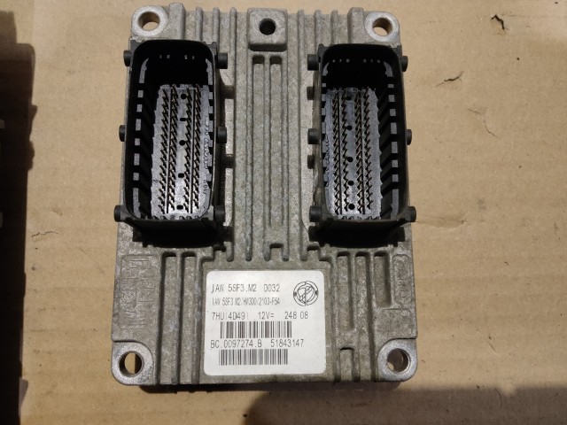 Fiat Grande Punto  2005-2009 1,4 8v benzin motorvezérlő szett 51826317   