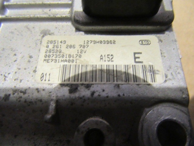 71938 Alfa Romeo 147 2,0 TS motorvezérlő szett 0261206707 , 73501817