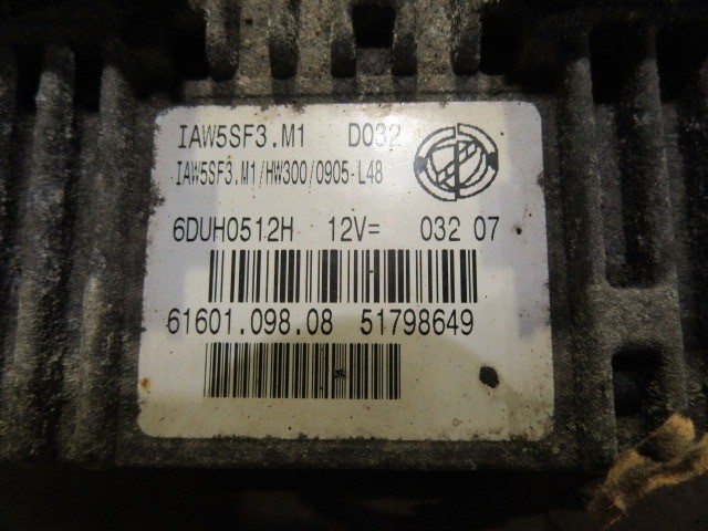 Fiat Grande Punto 1,2  8v, benzin motorvezérlő 51798649