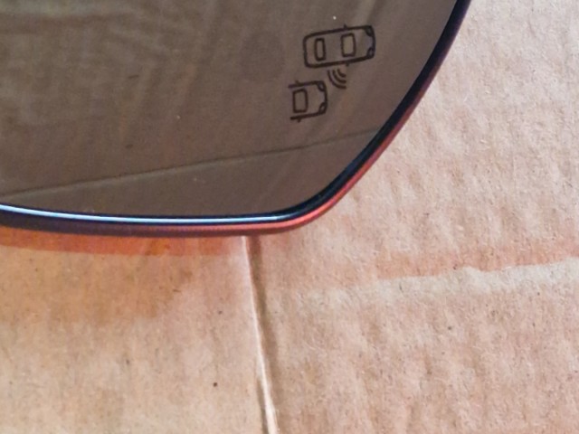 Ford Mondeo V. 2015-2022 utángyártott új, jobb oldali holttér jelzős tükörlap