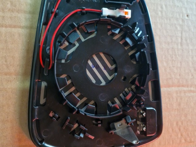 Ford Mondeo V. 2015-2022 utángyártott új, jobb oldali holttér jelzős tükörlap