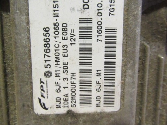 Fiat Idea, Lancia Musa 1,3 16v Mjet motorvezérlő 51768656