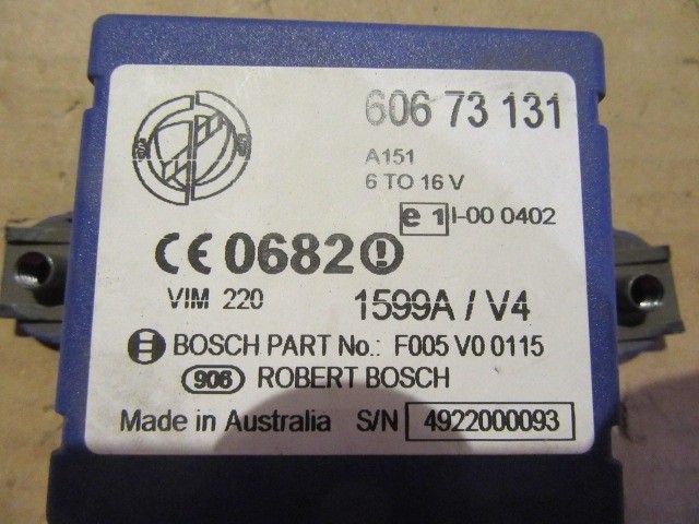 60067 Alfa Romeo 156 2,0 16v Jts motorvezérlő szett  55191018 , 0261S01029