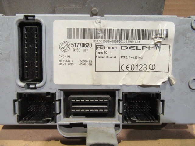 20701 Fiat Doblo II. 1,3 16v Diesel  motorvezérlő szett 51805371