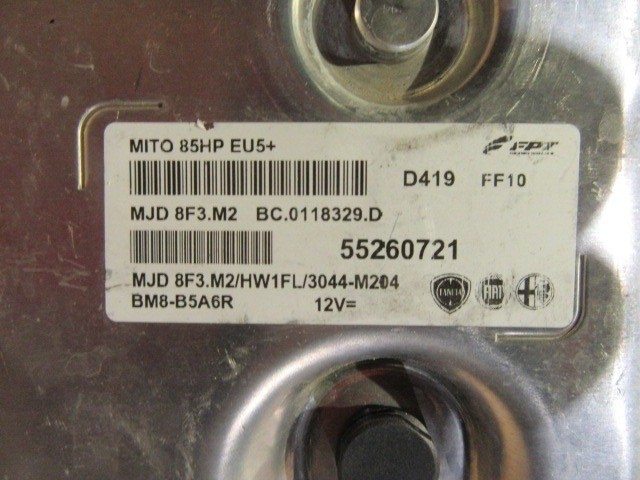 Alfa Romeo Mito 1,3 16v Diesel motorvezérlő 55260721