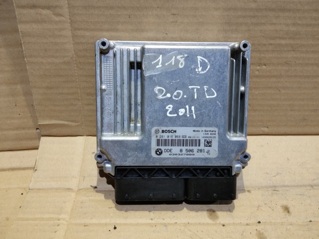 BMW 1 E81 2006-2011 2,0 Diesel Motorvezérlő Bosch 0281016068 , Dde8506281