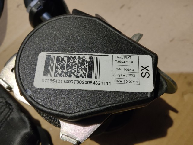 Fiat Fiorino , Qubo 2007-2016 Bal első  biztonsági öv 735542119