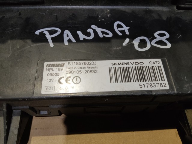 Fiat Panda II.  2003-2012 Immobiliser doboz 51783800