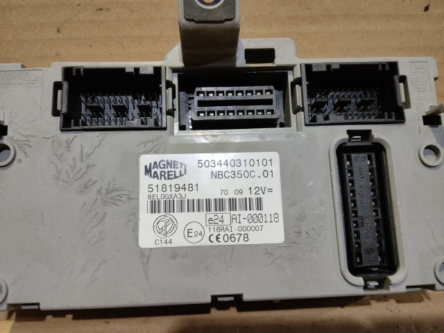 Fiat Idea 2003-2012 Immobiliser doboz 51819481