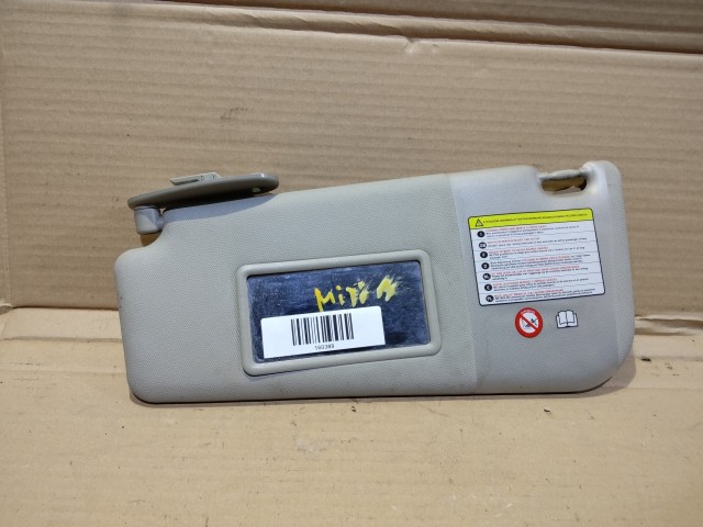 160389 Alfa Romeo MiTo 2008-2018 szürke színű, tükrös bal napellenző 