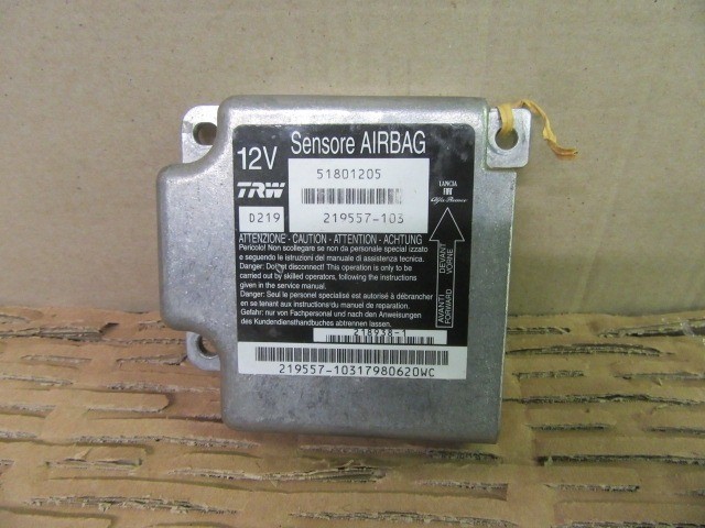 Fiat Idea, Lancia Musa légzsák indító elektronika 51801205