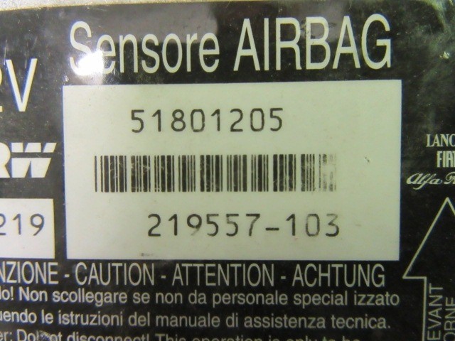 Fiat Idea, Lancia Musa légzsák indító elektronika 51801205