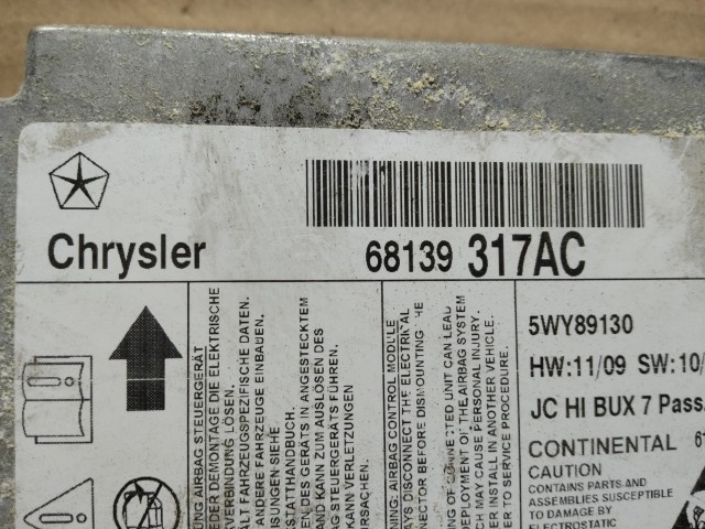 Fiat Freemont 2011-2015 Légzsák indító elektronika 68139317ac