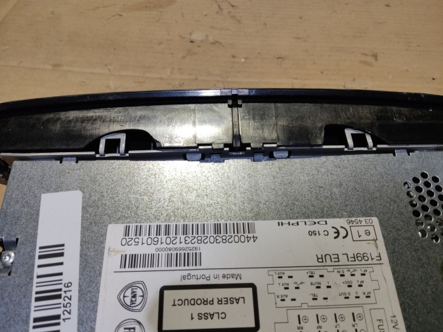 125216 Fiat Punto Evo, My Punto, Nouva Punto Delphi Cd-s rádió 735535440 kód nincs hozzá!!!!!