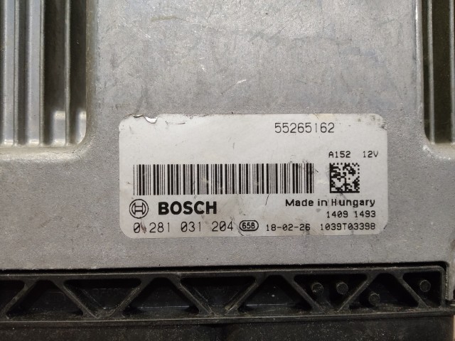 Fiat Tipo 2015- 1,6 16v Diesel motorvezérlő  55265162 , 0281031204