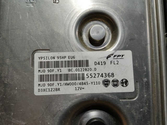 Lancia Ypsilon III. 2011-2018 1,3 16v Diesel motorvezérlő Euro 6 55274368
