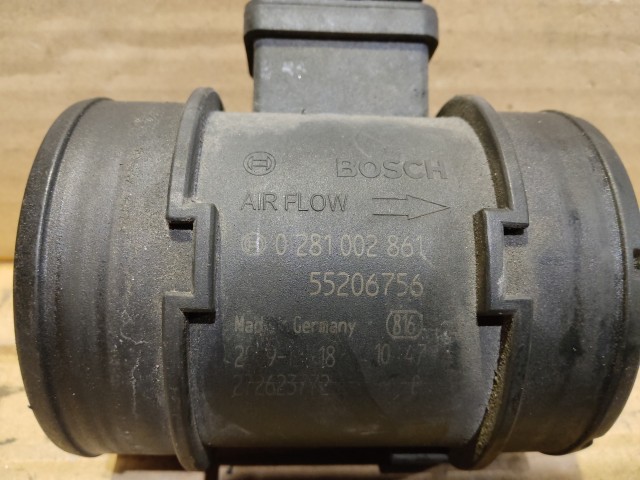 Alfa Romeo 159, Fiat Grande Punto, Doblo 1-2 Diesel légtömegmérő 55206756 , 0281002861