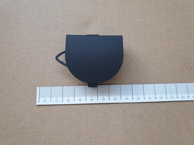 Fiat 500 2007-2015 utángyártott új hátsó vonószem takaró, fényezhető kivitel