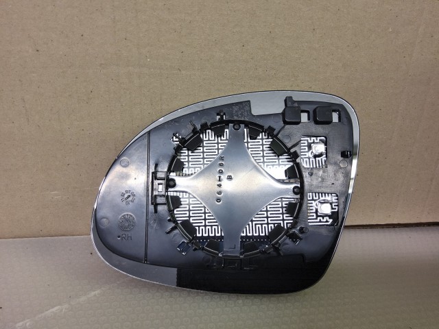 Seat Alhambra 2010-2020 utángyártott új, jobb oldali fűthető, ezüst színű tükörlap