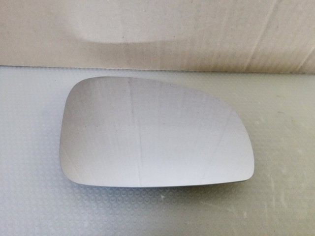 Skoda Roomster 2006-2017 utángyártott új, jobb oldali visszapillantó tükör lap, fűthető,ezüst színű