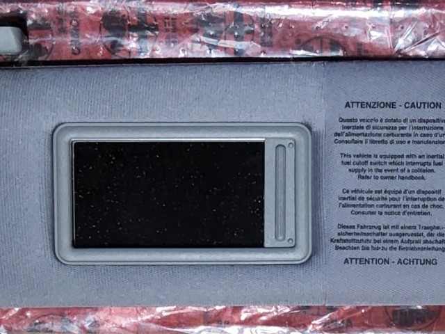 Alfa Romeo 166 gyári új, szürke színű bal oldali napellenző 156027488