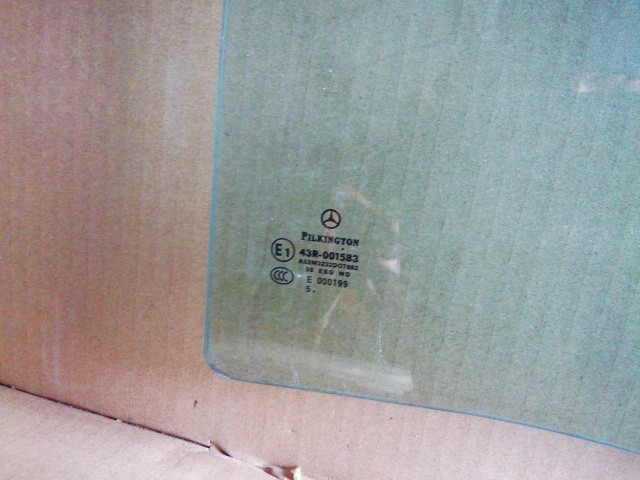 130080 Mercedes Benz B-Class 2005-2011 bal hátsó zöld színű üveg