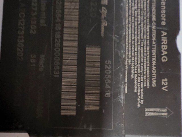 Fiat 500 L 2012-2022 Légzsák indító elektronika 52056416