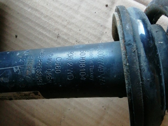 Alfa Romeo 159 első lengéscsillapító Citrom Citrom Fehér Fehér színjelölésű rugóval  50708104