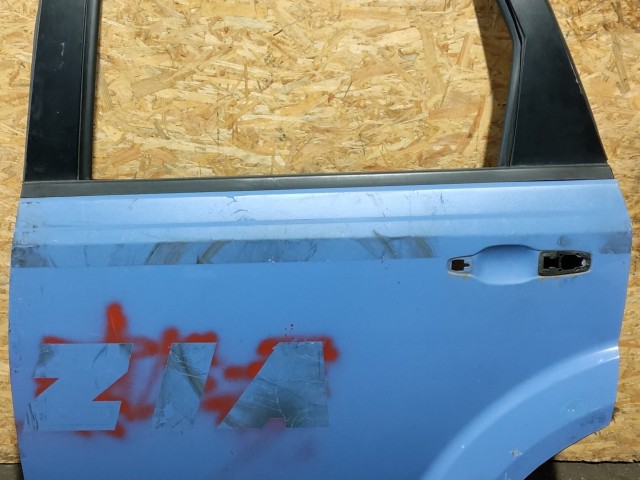 163195 Fiat Freemont 2011-2015 Bal hátsó Kék színű ajtó, a képen látható sérüléssel