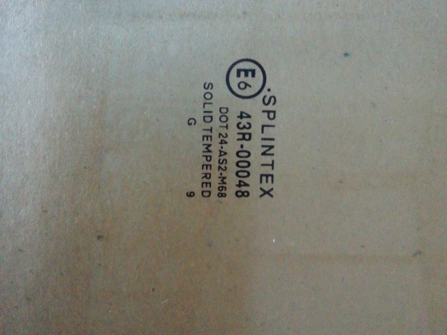 126127 Toyota Aygo 2005-2014 3 ajtós jobb első lejáró üveg