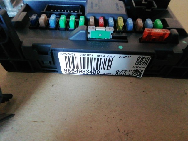 Citroen C3 Picasso  2009-2017 1,4 16v benzin motorvezérlő 9664983480, 0261201863, 9663193780