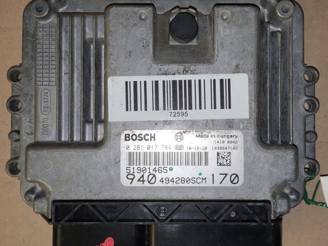 Alfa Romeo Giulietta 2,0 16v Mjet motorvezérlő 51901465 , 0281017784