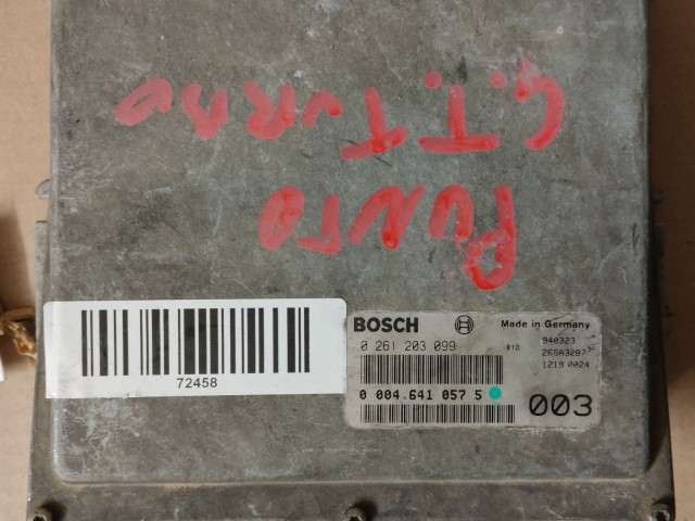 Fiat Punto I. 1,4 Gt Turbó motorvezérlő 0261203099 , 46410575