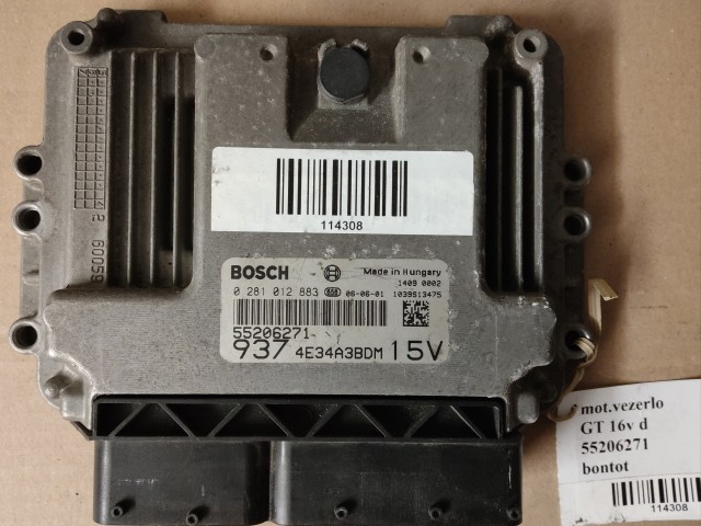 Alfa Romeo GT 2003-2010 1,9 16v Diesel Motorvezérlő 55206271 , 0281012883