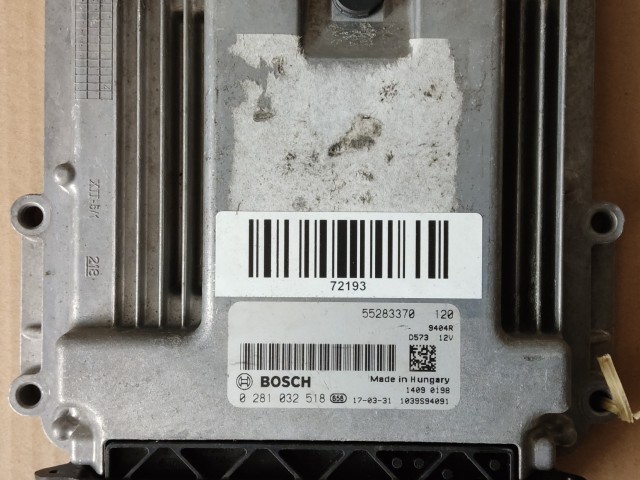 Alfa Romeo Giulietta 1,6 16v Mjet motorvezérlő 0281032518 , 55283370