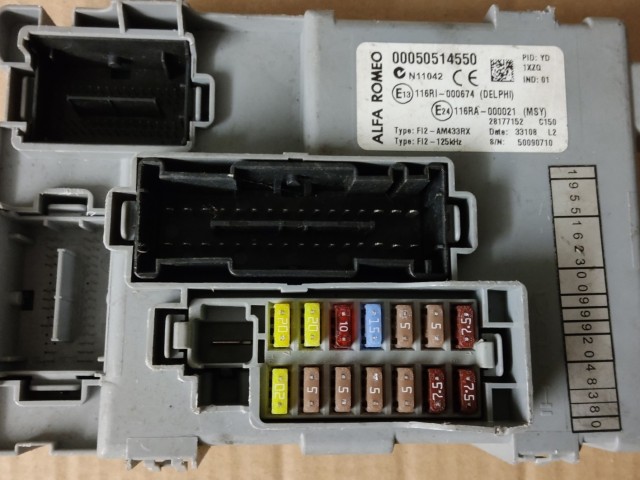 Alfa Romeo MiTo immobiliser doboz 50514550