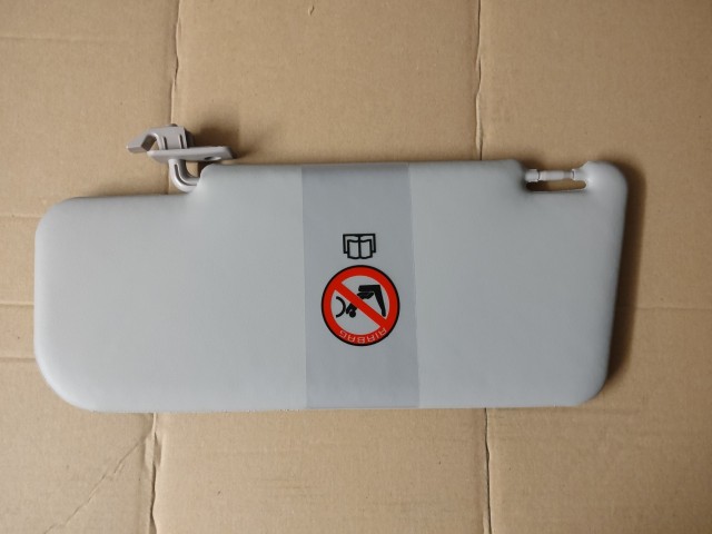 Fiat Panda II. 2003-2012 utángyártott új, jobb oldali tükrös napellenző 735362753