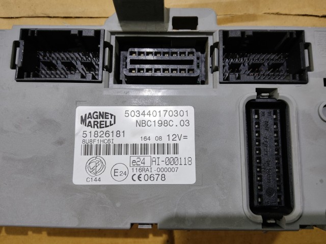 166156 Fiat Bravo 2007-2014  1,9 16v Diesel motorvezérlő szett 0281013580 , 51828270