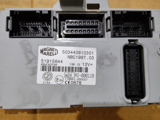 166149 Fiat Bravo 2007-2014  1,9 16v Diesel motorvezérlő szett 0281018794 , 51921280