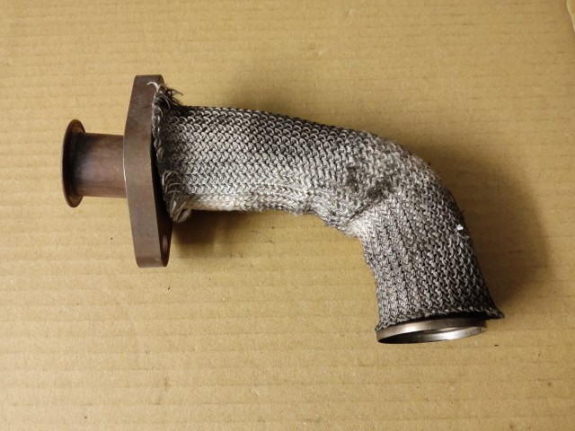 Fiat Bravo 1,9 16v Diesel Egr hűtő cső, kipufogó csonk és az Egr hűtő között