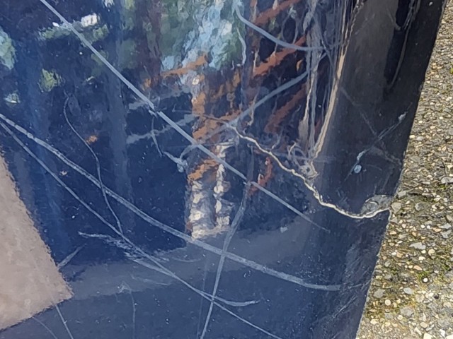 171272 Alfa Romeo 159 2005-2011 első lökhárító, a képen látható sérüléssel