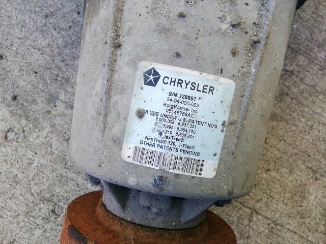 Fiat Freemont 2011-2015 2.0 16v Diesel 4x4 hátsó Differenciálmű  05176768AC