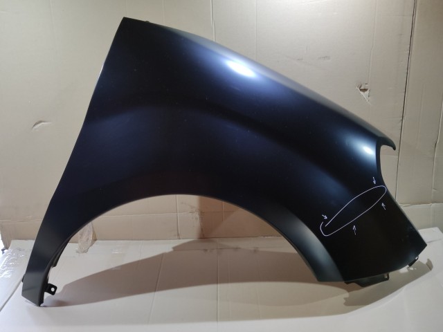 171715 Fiat Doblo IV. 2015-2022 utángyártott új, jobb első sárvédő a képen látható sérüléssel 51973881