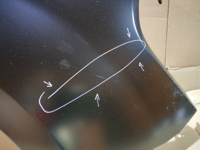 171715 Fiat Doblo IV. 2015-2022 utángyártott új, jobb első sárvédő a képen látható sérüléssel 51973881