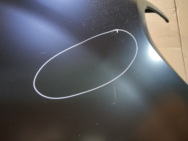 171716 Fiat Doblo IV. 2015-2022 utángyártott új, jobb első sárvédő a képen látható sérüléssel 51973881