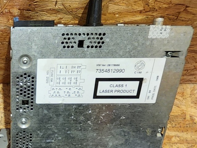 171967 Fiat Grande Punto Cd-s Rádió Delphi Grundig, Nincs Kód hozzá!!!!! 735481299