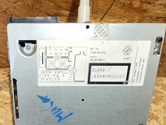 171973 Lancia Musa 2004-2007 Blaupunkt Cd-s rádió 735387608