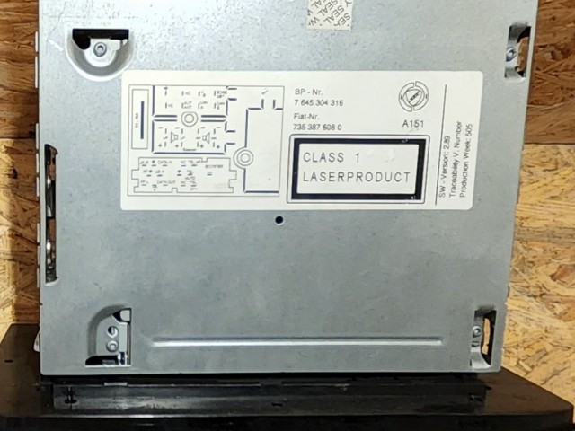 171973 Lancia Musa 2004-2007 Blaupunkt Cd-s rádió 735387608