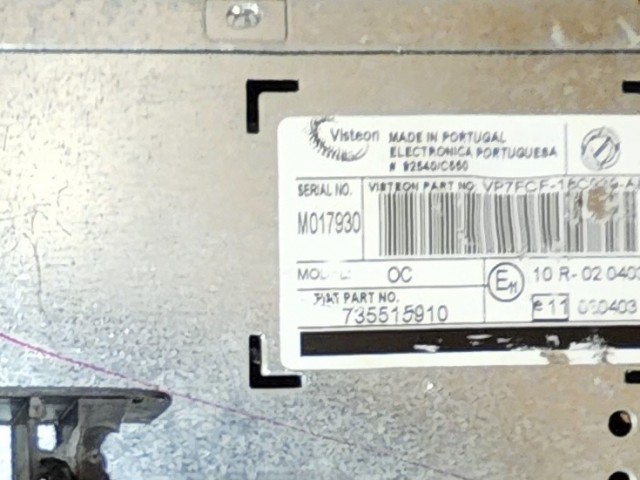 171984 Fiat Bravo 2007-2014 Cd-s, Mp3-as rádió 735515910