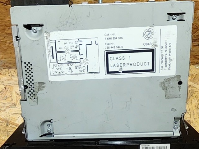 171999 Fiat Linea 2007-2012 Bosch Cd-s, Mp3-as rádió 735442344